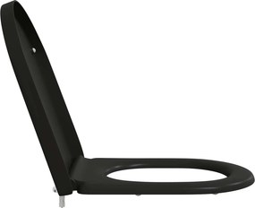 vidaXL Λεκάνη Μαύρο 49 x 36 x 4 εκ Δυροπλάστ