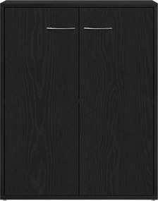 vidaXL Μπουφές Μαύρος Δρυς 60x30x75 εκ. από Τεχνητό Ξύλο