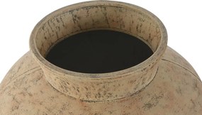 Βάζο Home ESPRIT Μπεζ Μέταλλο 33 x 33 x 37 cm