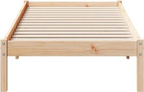 vidaXL Πλαίσιο Κρεβατιού Μακρύ Χωρίς Στρώμα 80x220 εκ Μασίφ Πεύκο