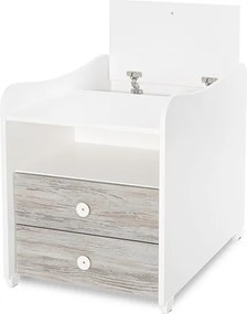 BED COMBO 172/72 WHITE/ARTWOOD