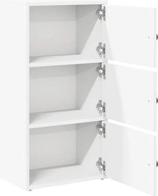 vidaXL Βιβλιοθήκη Λευκή 40x24x77 εκ. από Επεξεργασμένο Ξύλο