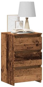 vidaXL Κομοδίνο παλιό ξύλο 40x35x62,5 cm Κατασκευασμένο ξύλο