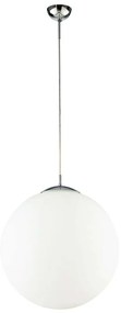 Φωτιστικό Οροφής City I-LAMPD/S45 BCO 1xE27 Led Φ45cm 100cm White Luce Ambiente Design Γυαλί