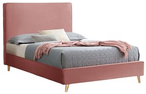 Κρεβάτι Maylin HM598.02 Για Στρώμα 120x200cm Βελούδινο Rotten Apple Semi-double Velvet