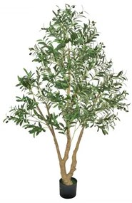 VEVOR 180cm Artificial Olive Tree Tall Fake Plant with Pot for Home Office