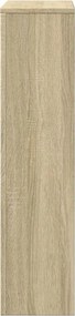 vidaXL Καπάκι Καλοριφέρ Sonoma Δρυς 78 x 20 x 82 cm Επεξεργασμένο Ξύλο