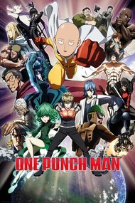 Αφίσα One Punch Man - Collage, (61 x 91.5 cm)