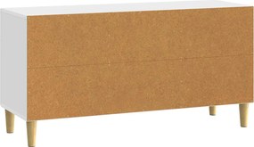 vidaXL Ντουλάπι TV 99 x 34,5 x 50 εκ. Λευκό Επεξεργασμένο Ξύλο