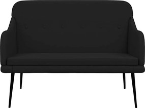 vidaXL Πάγκος Μαύρος 110x76x80 εκ. Υφασμάτινος