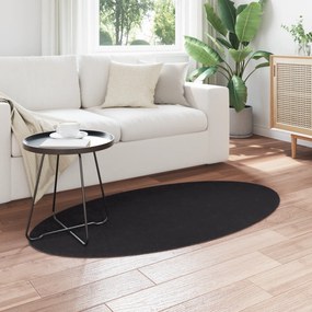 vidaXL Χαλιά  "HUARTE" Μαύρο 80x150 εκ. Ωοειδές