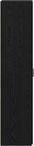 vidaXL Highboard Μαύρη Οξυά 50 x 42,5 x 185 εκ.