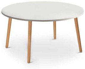 Τραπέζι Σαλονιού Circle 0117736 90x90x40cm White