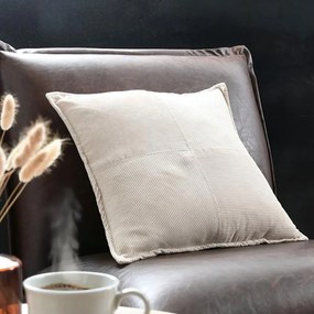 Διακοσμητικό Μαξιλάρι Βελουτέ (45x45) S-F Dandy Naturel C1D567002