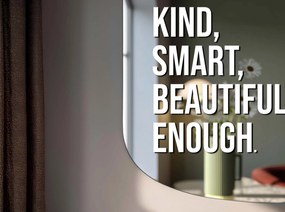 Αυτοκόλλητο για καθρέφτη S23 – You are kind, smart, beautiful, enough.