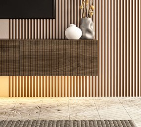 Έπιπλο Τηλεόρασης Καρυδί AECRO 180x31.4x28.6