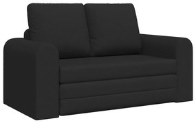 vidaXL Καναπές Κρεβάτι 2 σε 1 Μαύρος 148x71x83 εκ.