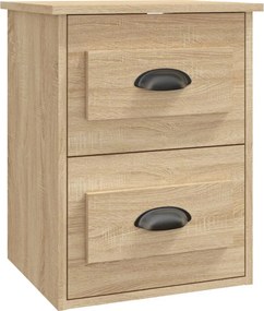 vidaXL Κομοδίνο Επιτοίχιο Sonoma Δρυς 41,5x36x53 εκ.