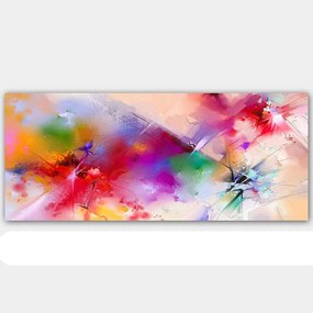 Πίνακας Καμβάς 451ERN1714 120x50cm Multi Wallity Οριζόντιοι Canvas