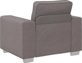 vidaXL Καθίσμα Σαλονιού Taupe 100 cm ύφασμα
