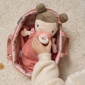 Πάνινη Κούκλα Μωρό Σε Καλαθούνα Little Dutch Rosa LD4553