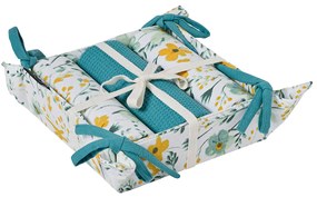 Ποτηρόπανα + Καλάθι Ψωμιού (Σετ 4τμχ) Kentia Loft Pane 2503