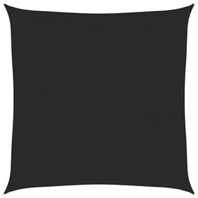 vidaXL Πανί Σκίασης Μαύρο 7 x 7 μ. από HDPE 160 γρ./μ²