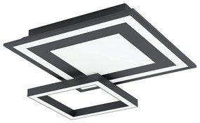 Φωτιστικό Οροφής Eglo 900025 SAVATARILA-Z Μαύρο Ματ (Black Mat) 2700K - 6500K