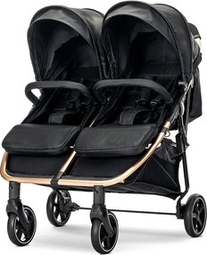 TWIN BABY STROLLER DUO BLACK+BAG up to 22kg