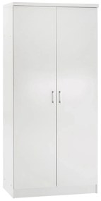 Ντουλάπα JENNA Δίφυλλη Λευκή 80x43x181 εκ. 80x43x181 εκ.