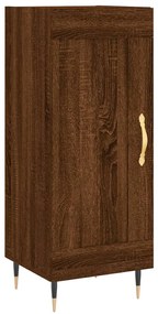 vidaXL Ντουλάπι Καφέ Δρυς 34,5 x 34 x 90 εκ. Επεξεργασμένο Ξύλο