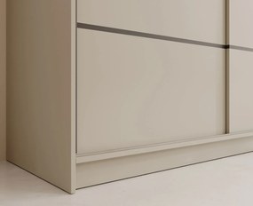 Ντουλάπα Velvora 250 συρόμενη-Cashmere