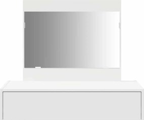 vidaXL Τραπέζι περιποίησης Λευκό 83 x 40 x 70 εκ Επεξεργασμένο ξύλο