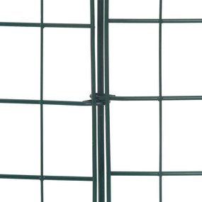 vidaXL Σετ φράχτη για λιμνούλες 8 pcs Πράσινο 50 x 80 cm Ατσάλι