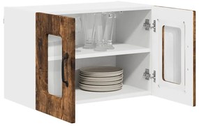 vidaXL Πάνελ πλυντηρίου πιάτων Kalmar 2 pcs Καπνιστό Δρύς