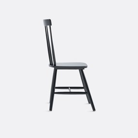 Καρέκλα με μπάρες από μασίφ ξύλο εβέας, Jyko