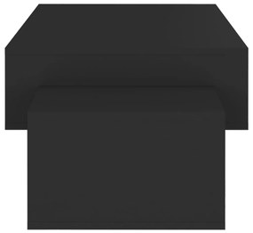 vidaXL Τραπεζάκι Σαλονιού Μαύρο 105 x 55 x 32 εκ. από Μοριοσανίδα