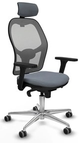 Καρέκλα γραφείου με κεφαλάρι Piqueras y Crespo 3D086G2 Γκρι