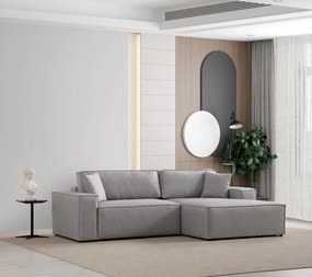 Corner Sofa-Bed Pırlo Corner Right - Light Grey Light Grey
