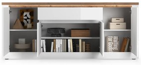 Έπιπλο Τηλεόρασης Ανθρακί Οξειδωμένο 121x43x57