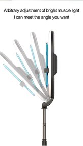 Qiaoyang LED Ring Light με Βάση QA-T678 – 360° Fill Light