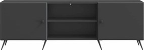 vidaXL Ντουλάπι TV 150 x 31 x 50 εκ. Μαύρο Επεξεργασμένο Ξύλο