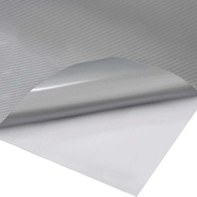 vidaXL Μεμβράνη Αυτοκινήτου 4D Ασημί 100 x 150 εκ.