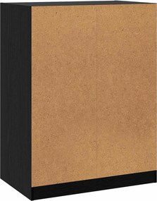 vidaXL Ντουλάπι Μαύρη δρυς 77 x 48 x 102 cm Επεξεργασμένο Ξύλο