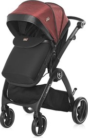 BABY STROLLER ADRIA BLACK&amp;RED