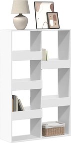 vidaXL Βιβλιοθήκη Λευκή 100x33x155,5 εκ. από Επεξεργασμένο Ξύλο