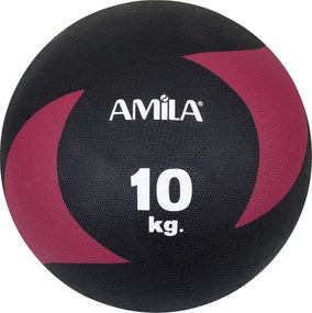 AMILA Μπάλα Medicine Ball Original Rubber 10kg (44642)