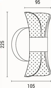 Απλίκα Τοίχου LED Eurolamp Tela 144-58013