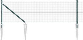 vidaXL Στύλος Περιφράξεων Πράσινο
