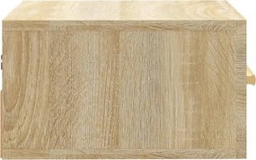 vidaXL Κομοδίνα Επιτοίχια Sonoma Δρυς 35 x 35 x 20 εκ.